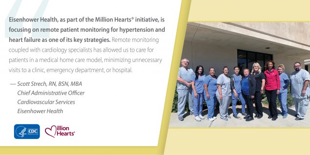 Partner-testimonial-Eisenhower Eisenhower Health is focusing on remote patient monitoring for hypertension and heart failure as one of its key strategies.